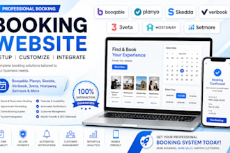 design booqable planyo skedda veriboook 3veta hostaway setmore booking website