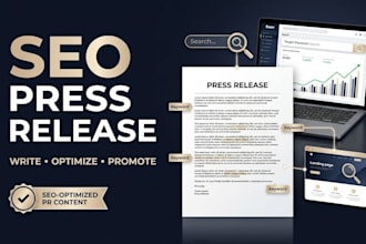write an SEO press release to promote your business brand or website