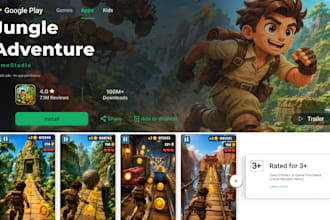 design game icons play store screenshots and graphics