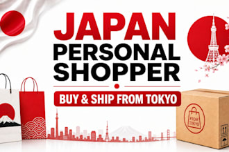 be your personal shopper in japan and buy items from tokyo