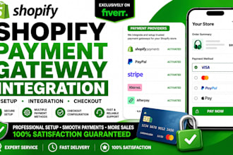 setup shopify payment gateway with payment integration