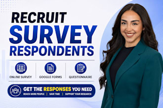 recruit targeted survey respondents for your online survey