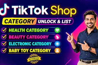 approve tiktok shop restricted category and approval for any category