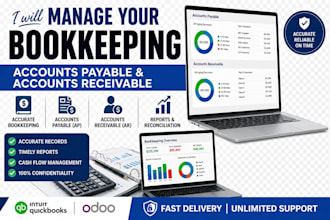 manage your bookkeeping, accounts payable and accounts receivable