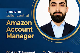 be your amazon account manager and amazon specialist