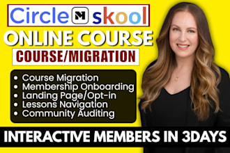 migrate online course and community to skool, mighty network, circle so, ghl