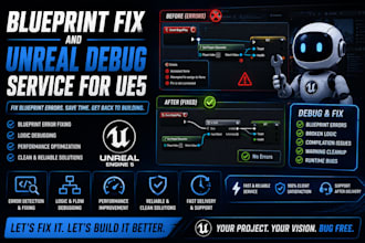 do blueprint fix and unreal debug service for ue5 blueprint errors