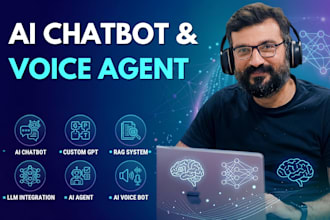 build ai chatbot, voice bot, call agent, gpt, rag and llm