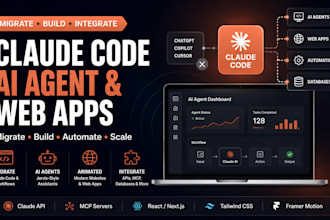 claude code sdk claude animated website claude webapp jarvis ai agent claude mcp