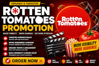 do organic rotten tomatoes, imdb, letterboxd and movie promotion
