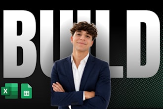 build a custom excel and google sheets spreadsheet from scratch or your draft