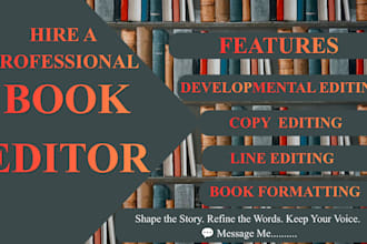 developmental edit, copy and line edit, proof read, romance thriller