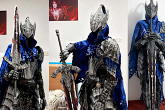 build custom eva foam cosplay armor props larp armor set anime cosplay armor