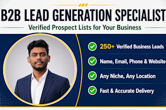 provide targeted b2b lead generation and prospect list