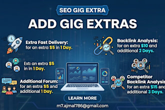 do SEO backlinks, guest posting and digital marketing