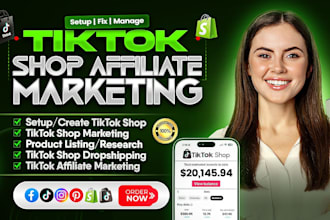 setup tiktok shop affiliate program, grow tiktok shop affiliate marketing