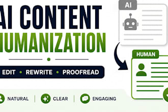 manually rewrite, edit and humanize ai chatgpt content