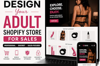 design your adult shopify store for sales