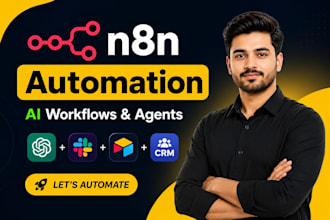 build n8n ai automation, ai agents, ai chatbot, and n8n workflow, ai automation