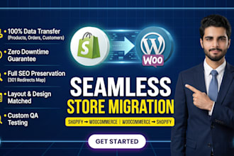 migrate shopify to wordpress or wordpress to shopify