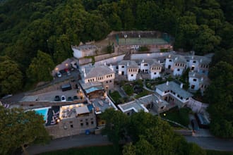 take professional drone photos of your property in greece
