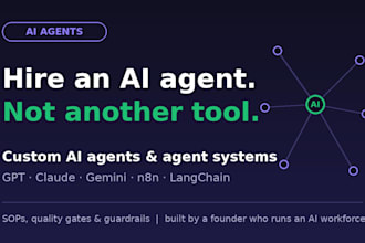 build a custom ai agent or ai workforce for your business