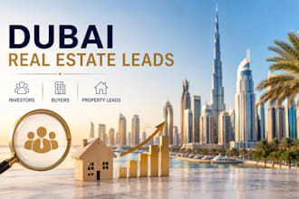provide targeted dubai uae real estate buyer investor leads