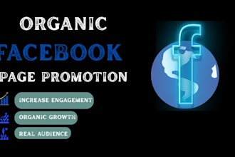 do growth the facebook page promotion following  organically