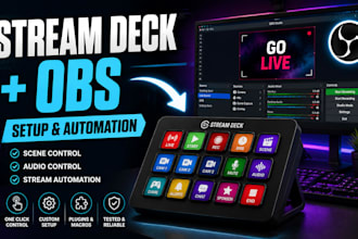 setup and automate your stream deck elgato for obs streaming