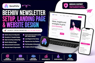 setup beehiiv newsletter redesign beehiiv landing page ai website desisgn