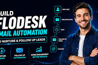 build flodesk email automation to nurture and follow up leads