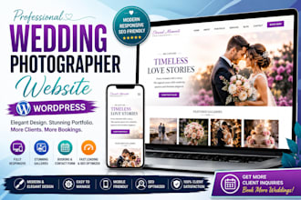 build a wordpress wedding photographer website