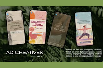 create ad creatives for your social media, no ai