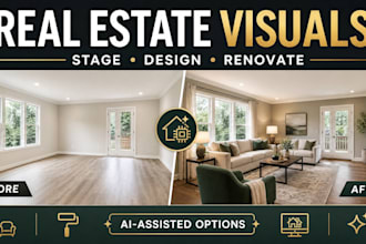 do virtually stage and renovate your real estate listing photo