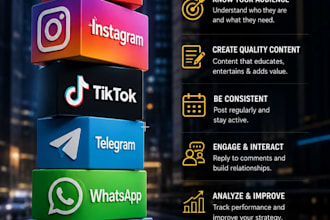 manage your social media and create engaging content