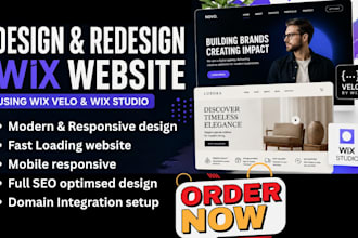 wix website redesign wix redesign wix SEO website design using wix velo studio
