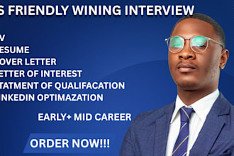write perfect resume, cv, letter of interest and statement of qualification