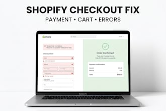 fix shopify checkout errors and payment issues