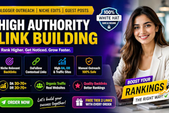 do genuine blogger outreach for niche edits and guest posts
