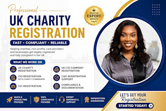 register uk charity, cio with charity commission, cic, uk ltd and cqc