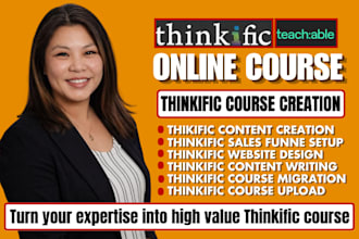 thinkific course creation thinkific course content writing course upload lesson