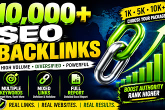 do 5000 SEO link building backlinks service