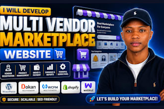 develop wordpress dokan shopify webkul multivendor ecommerce marketplace website