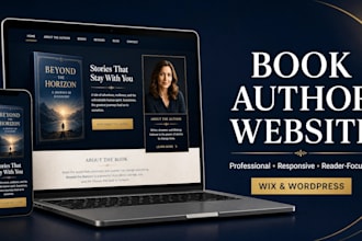 do responsive book author website children book author website for book launch