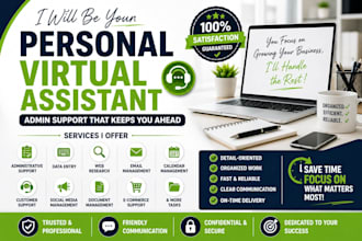 be your personal virtual assistant for admin and business support