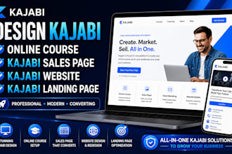 design kajabi online course kajabi sales page kajabi website kajabi landing page