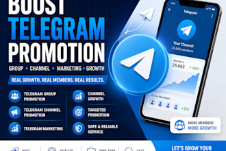 boost telegram promotion telegram group telegram marketing channel growth