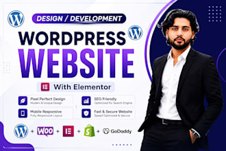design an elementor wordpress website