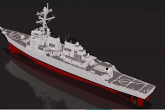 3d ship modeling, warship naval vessel, military vehicle texturing blender game