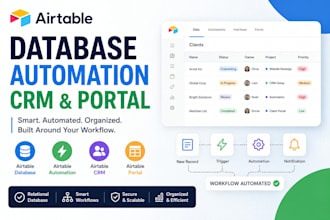 do airtable database airtable automation airtable crm portal airtable expert